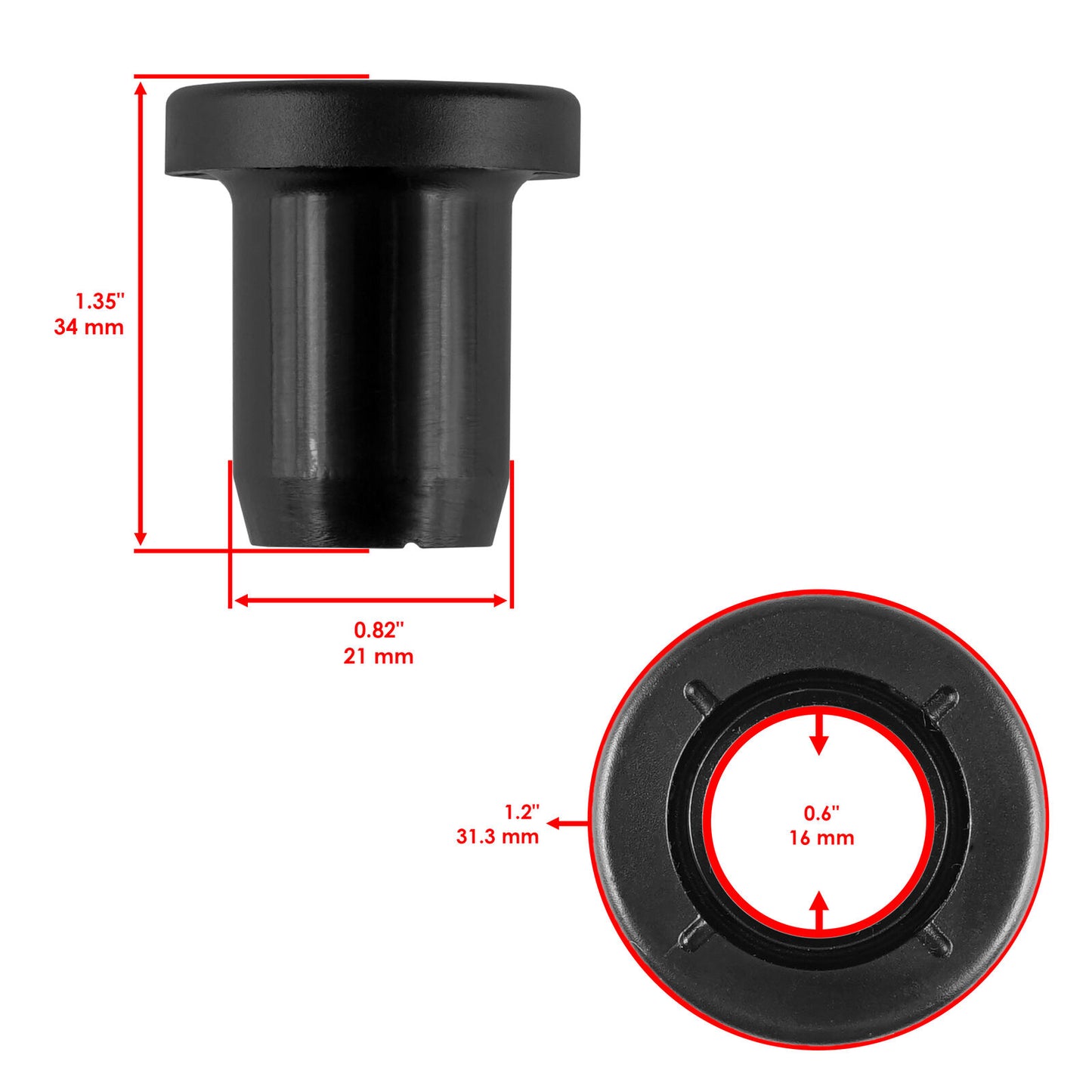 Front Lower Right A-Arm for Polaris 1542126-458 1542839-458