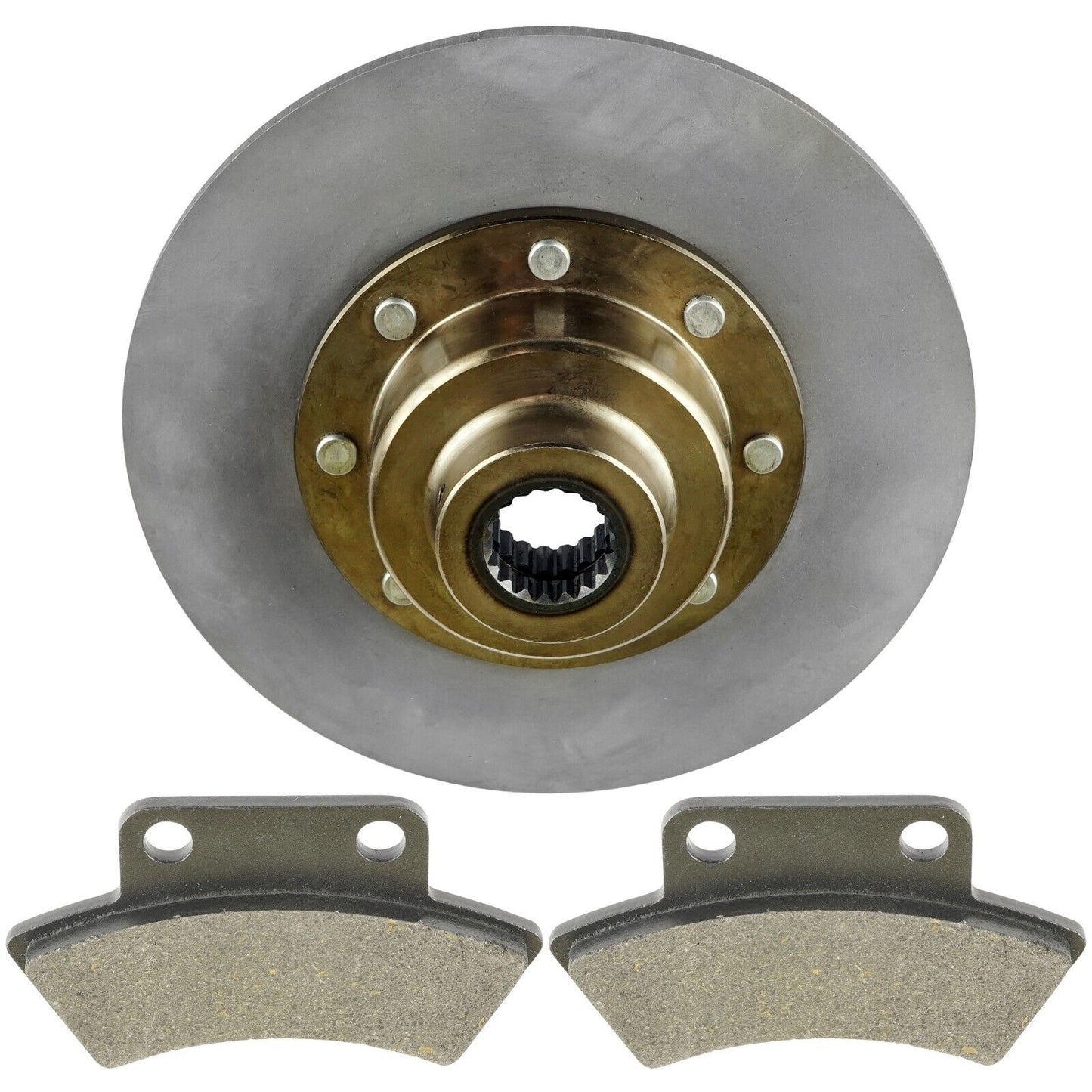 Rear Brake Disc Rotor w/ Pads for Polaris Sportsman 500 4x4 1996 1997 Except 6x6