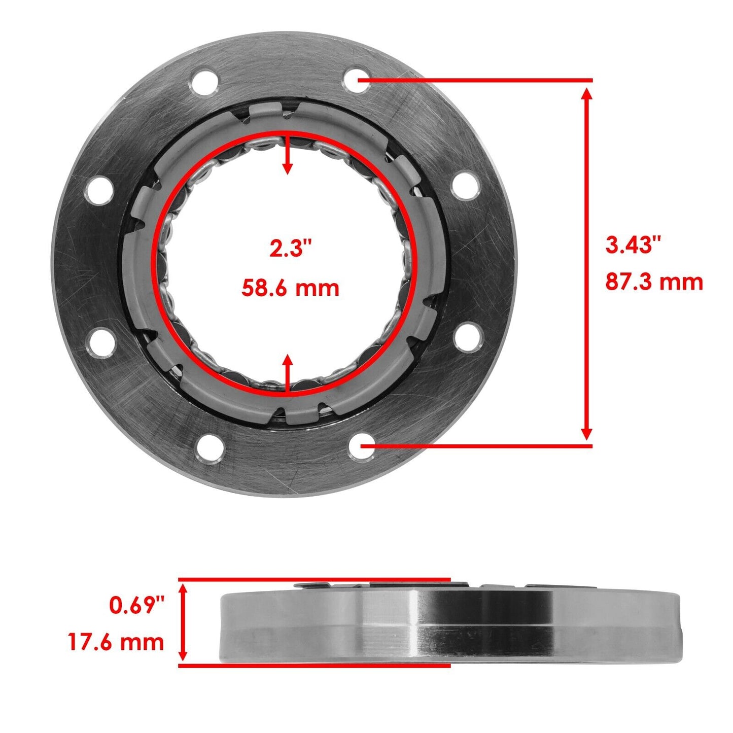 Starter Clutch One Way Bearing Sprag for Polaris 3088048