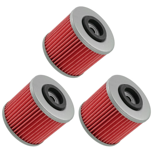 for Yamaha Raptor 700 YFM700 2006-2018 Oil Filter 3-Pack