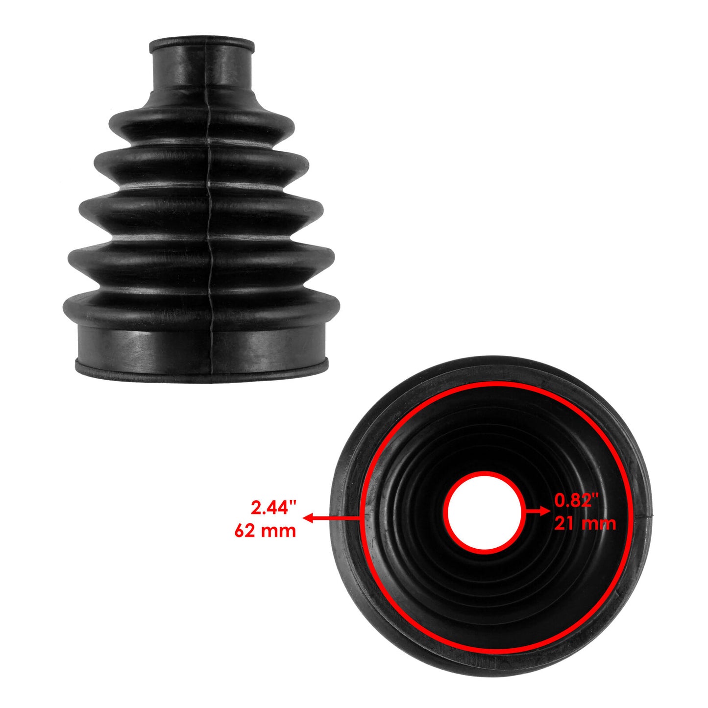 Front Axle Inner CV Boot Kit for Can-Am Outlander Max 1000R 4X4 EFI 2016-2019