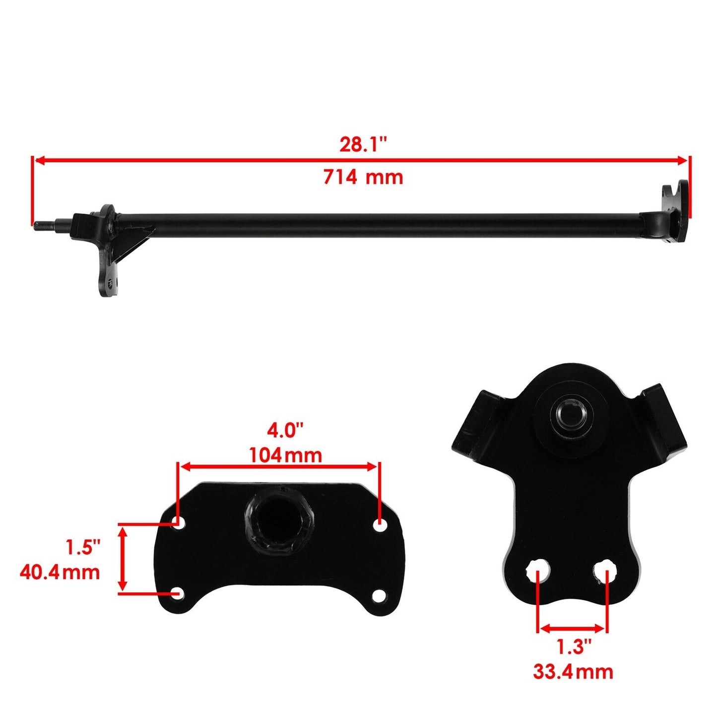 Steering Shaft Column For Suzuki QuadSport Z400 LTZ400Z 2X4 2004 51650-07G00