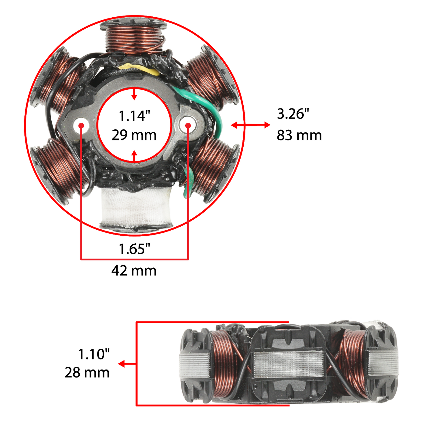 Stator fits Can-am DS70 / DS90 X DS90 4 Stroke 2008-2023 V31100CJF010 Generator