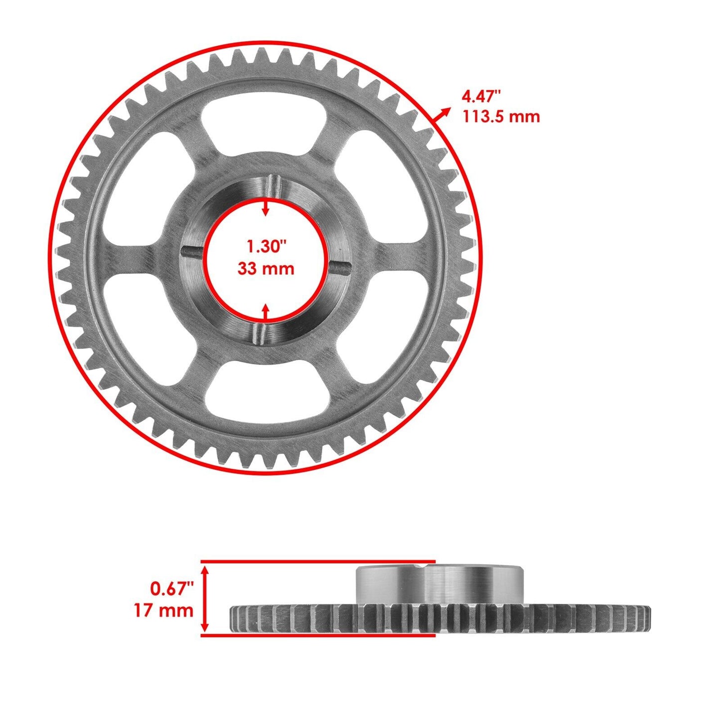 Starter Clutch Gear & One Way Bearing for Suzuki Quadracer LT-R450 2006-2009