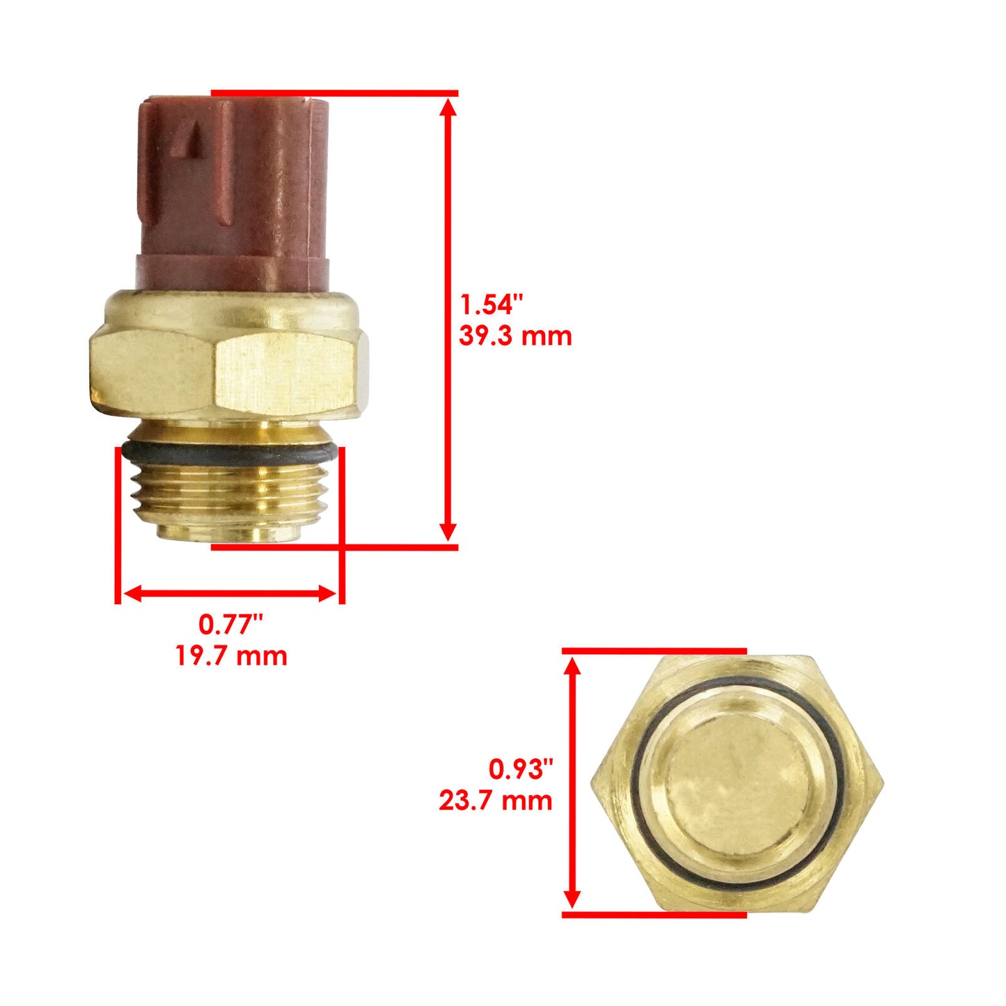 Heat Sensor Switch for Kawasaki  27010-1443 Radiator Fan Switch