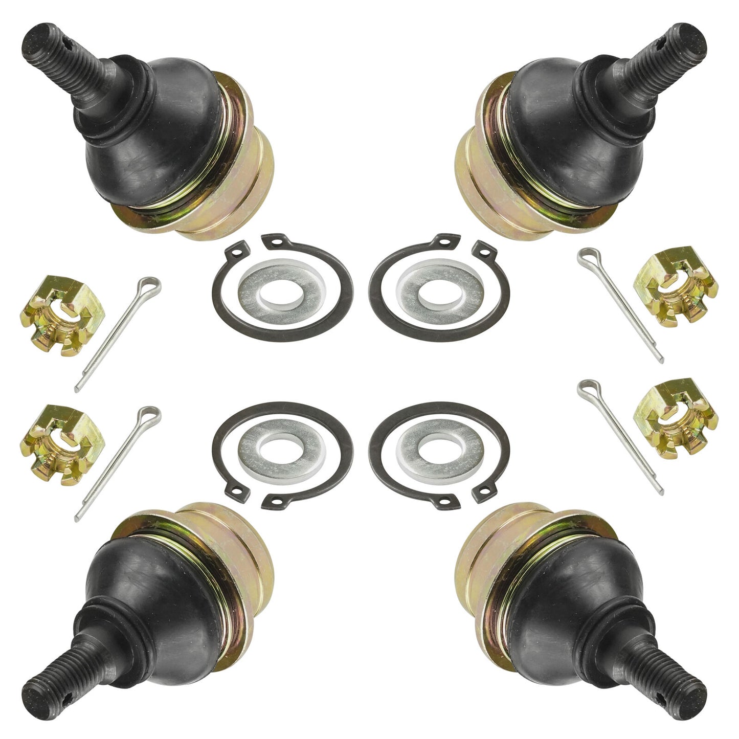 4 Upper and Lower Ball Joints for Suzuki Kingquad LT-A700X LTA700X 2005 - 2007