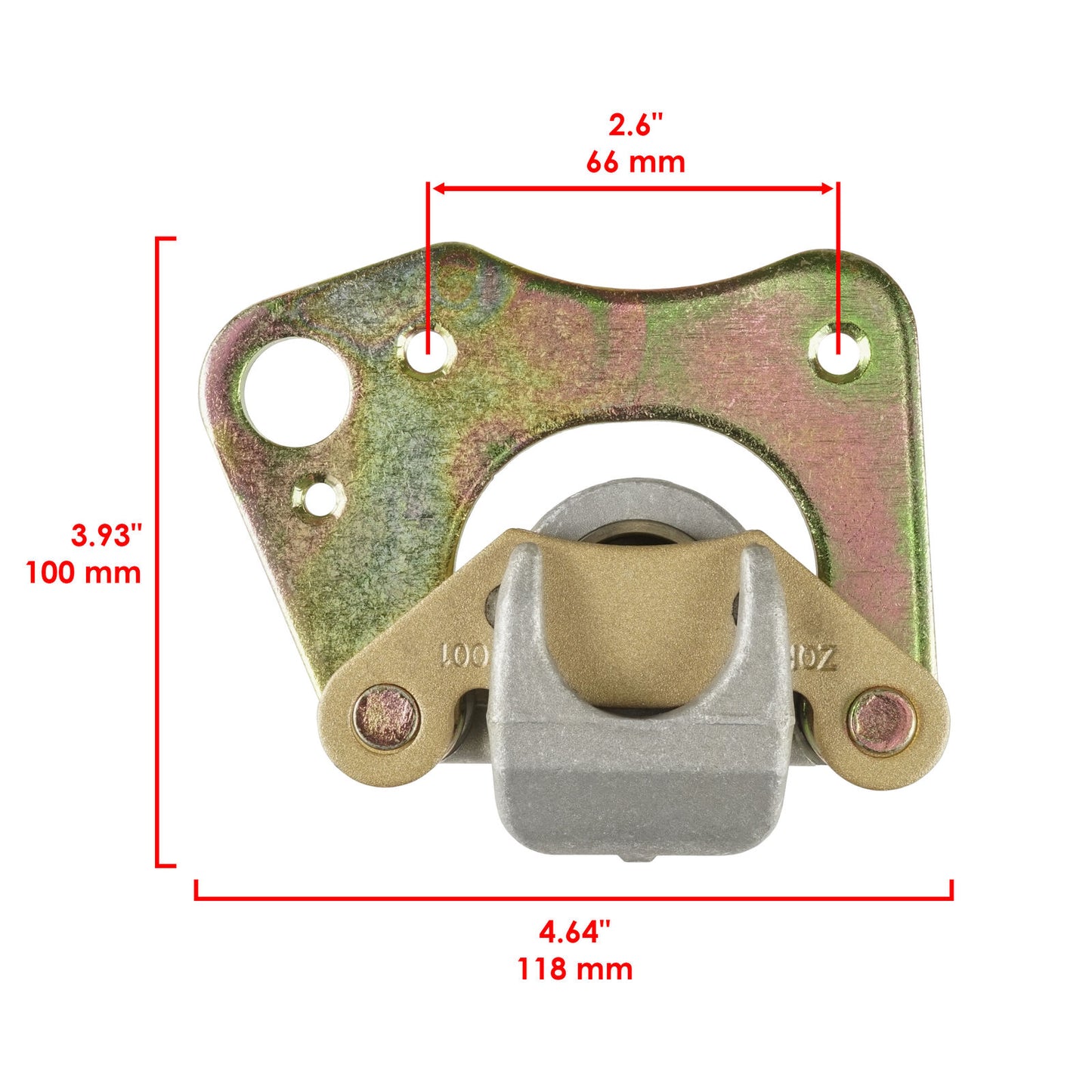 Front Left Right Brake Caliper w/ Pads for Polaris Sportsman 700 2005 2006 2007