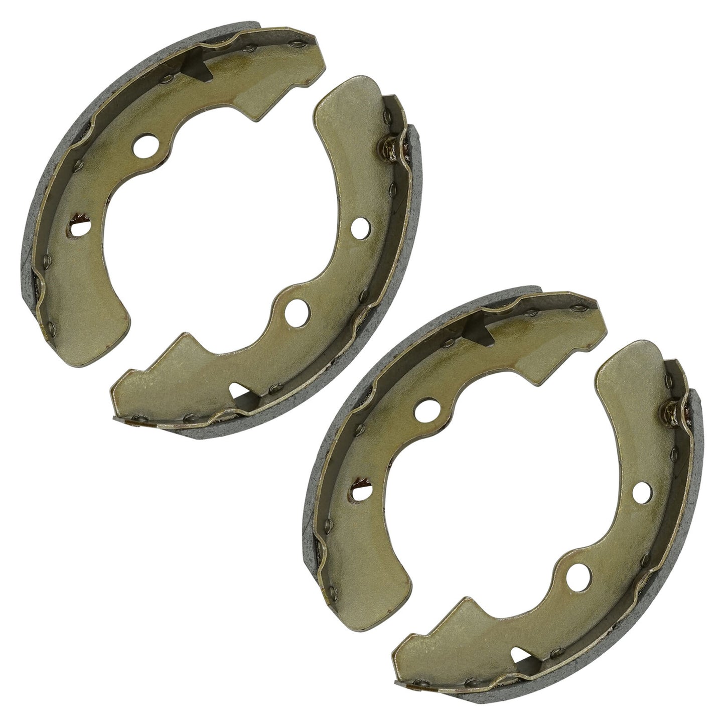 Caltric Front Brake Shoes for Kawasaki 41048-7501 Front Brake Shoes