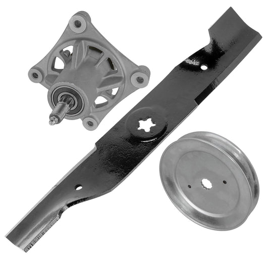 Spindle Blade & Pulley for Jonsered LT19 LT2119 LT2122 587125201 48"