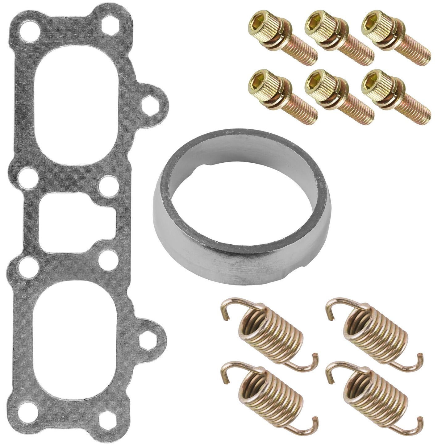 Exhaust Muffler Gasket Seal Spring Kit For Polaris RZR XP / RZR XP 4 1000 / 2014