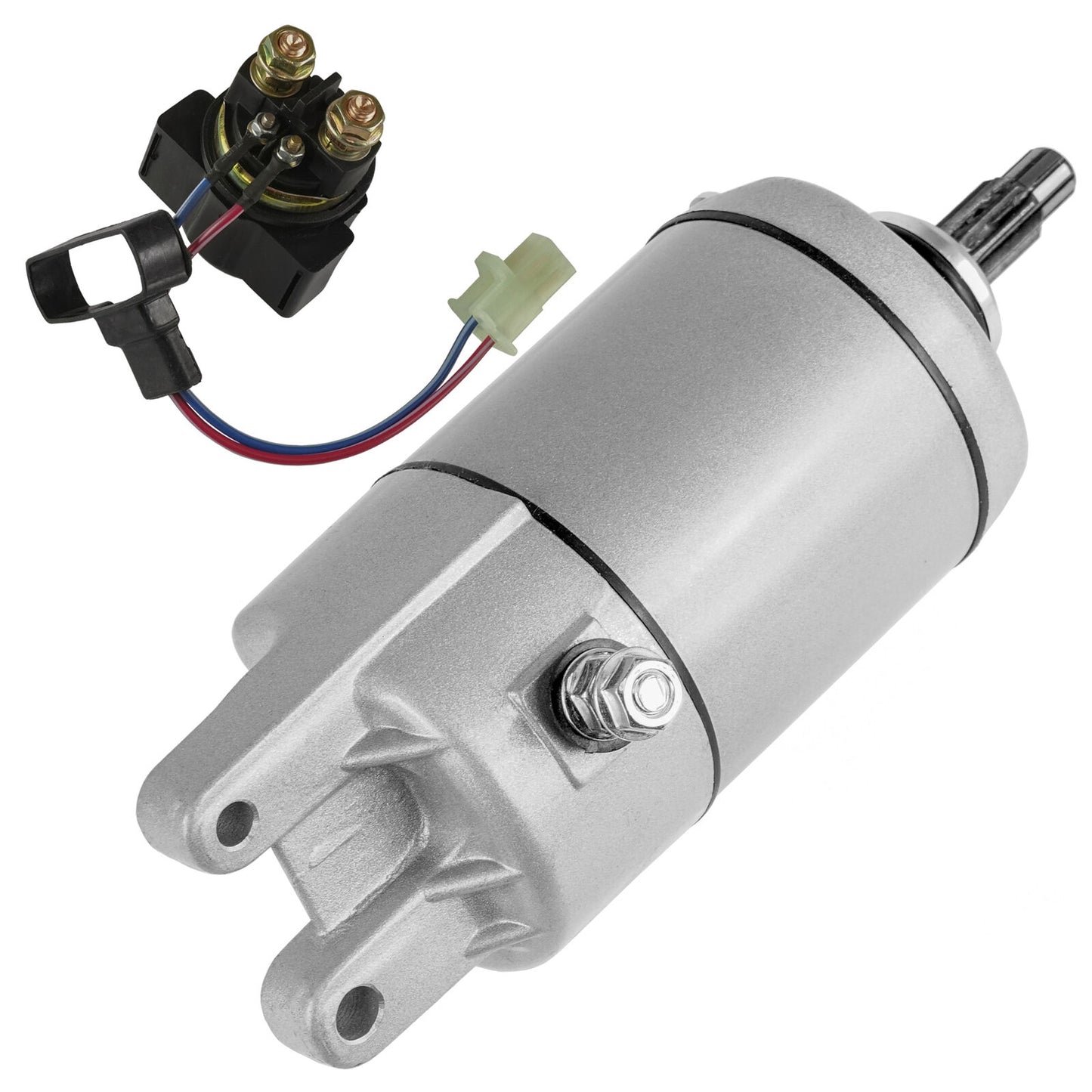 Starter W/ Relay Solenoid For Honda Fourtrax 300 TRX300 TRX300FW 2X4 4X4 1988-00