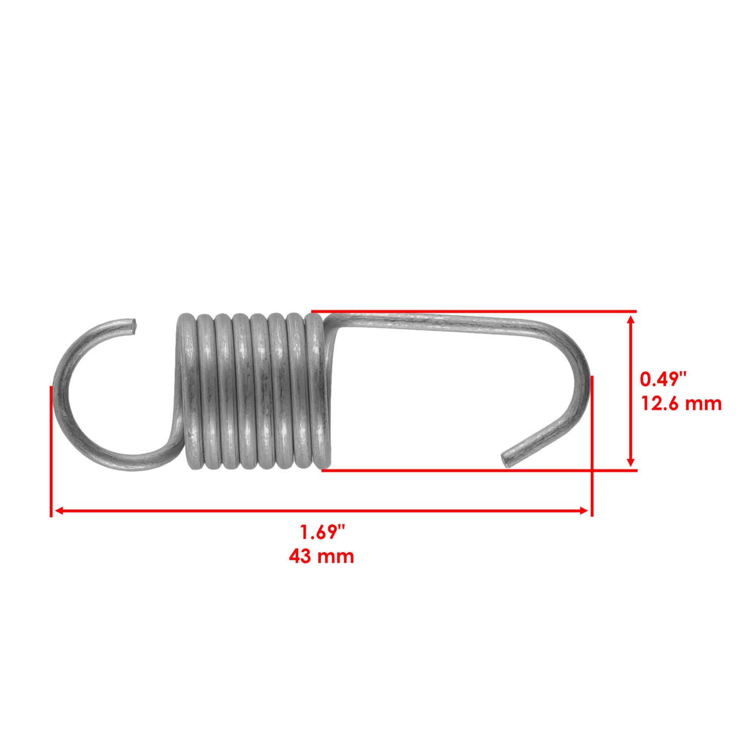 Exhaust Extrension Spring For Polaris 7042252 7042266