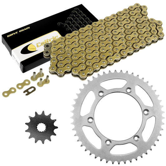 Drive Chain & Sprockets Kit for Yamaha YZ125 2002 2003 2004