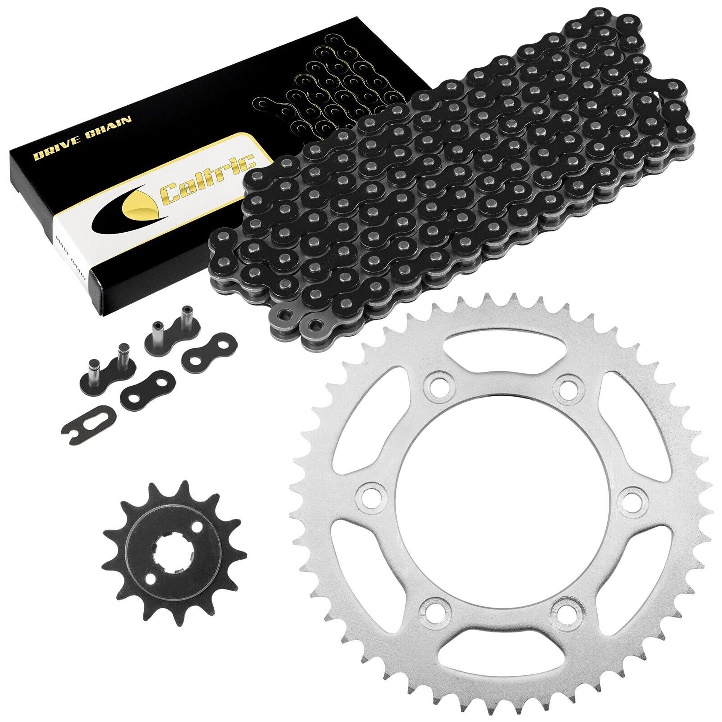 Black Drive Chain And Sprocket Kit for Honda XR250R 1990-1995