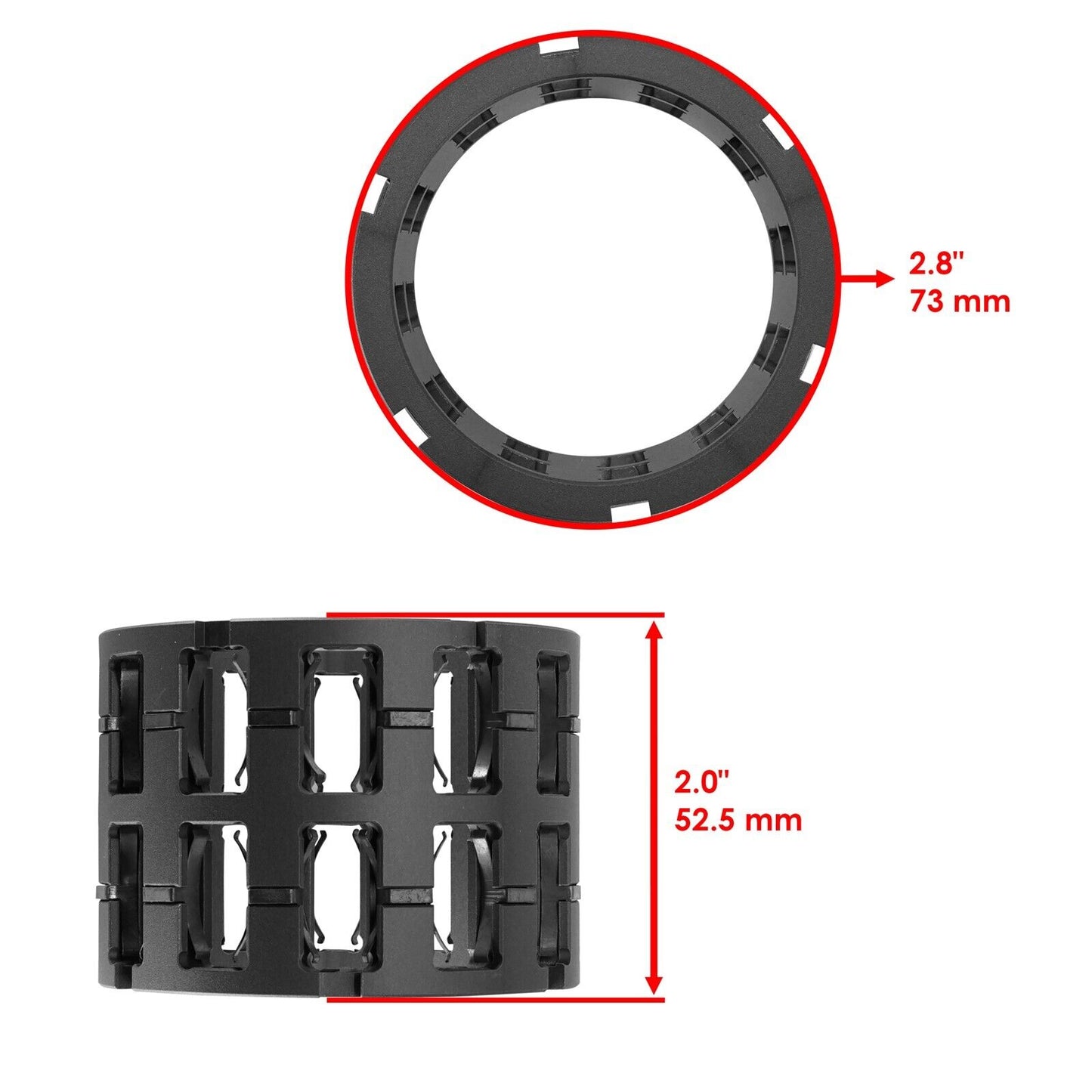 Front Differential Roller Cage for Polaris Scrambler XP 1000 EPS 2014 Aluminum