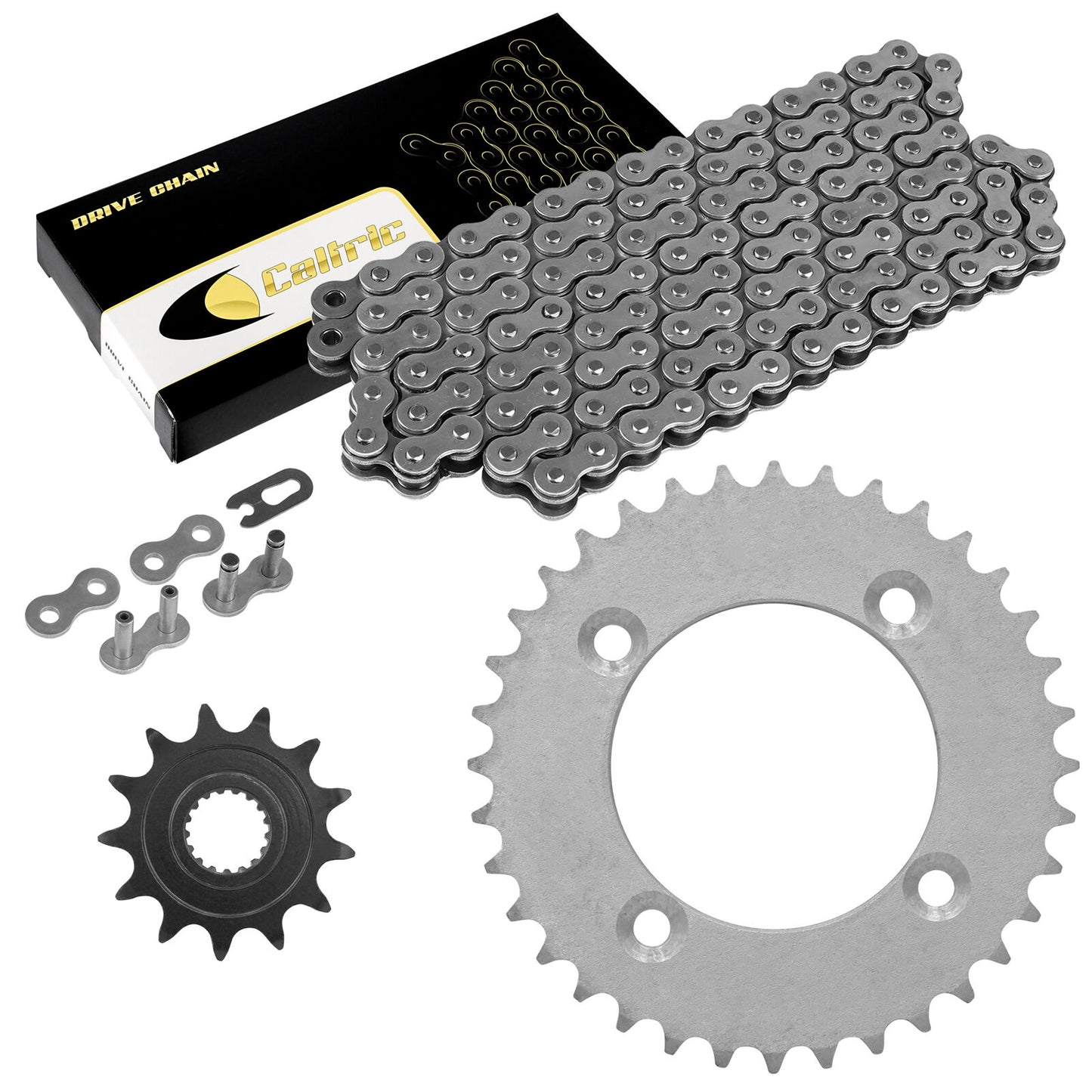 Drive Chain and Sprockets for Honda XR70R 2000-2003 / CRF70F 2005-2012 420-120L