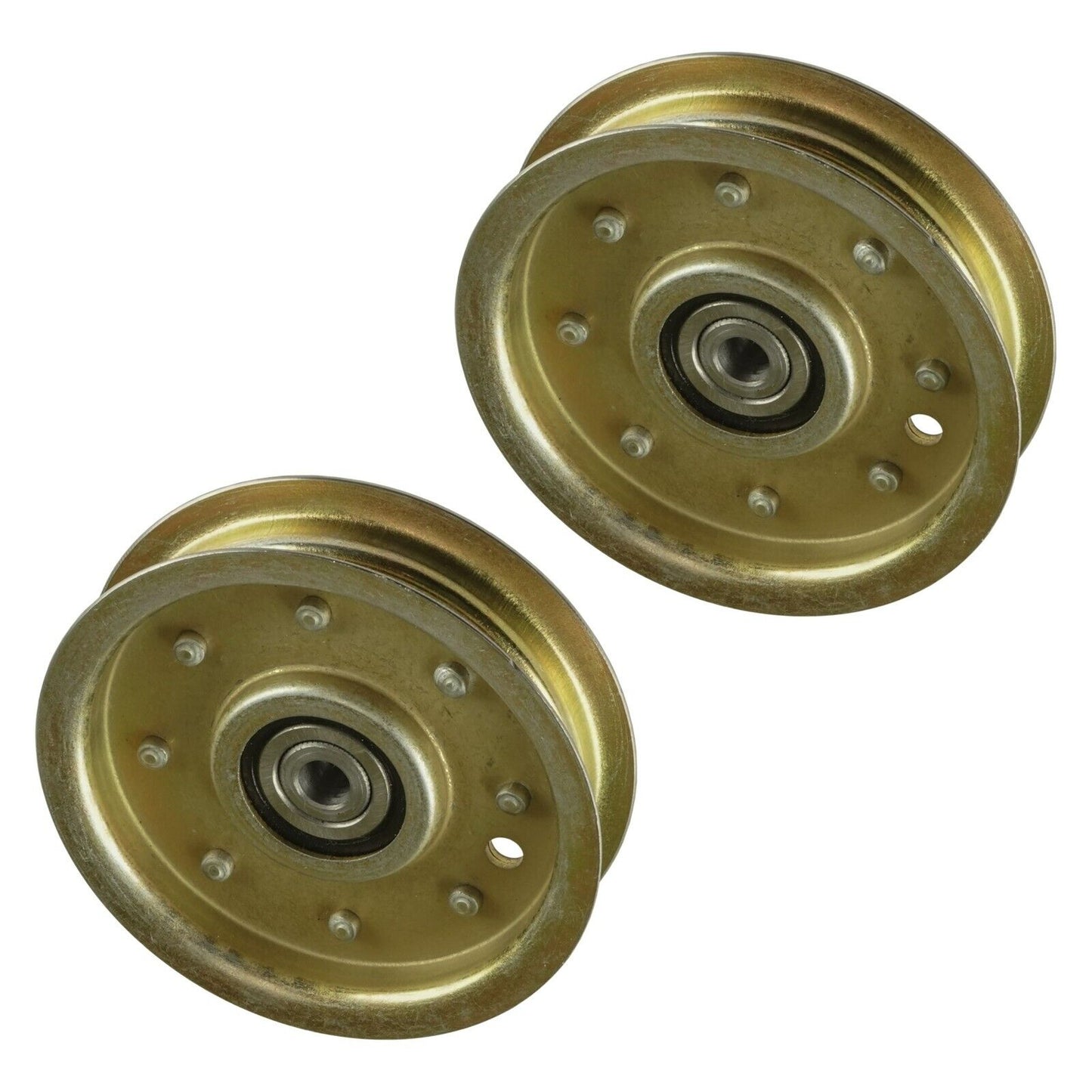 2x Flat Idler Pulley For Cub Cadet RZT-L 42 Tractor 42"Deck 2016