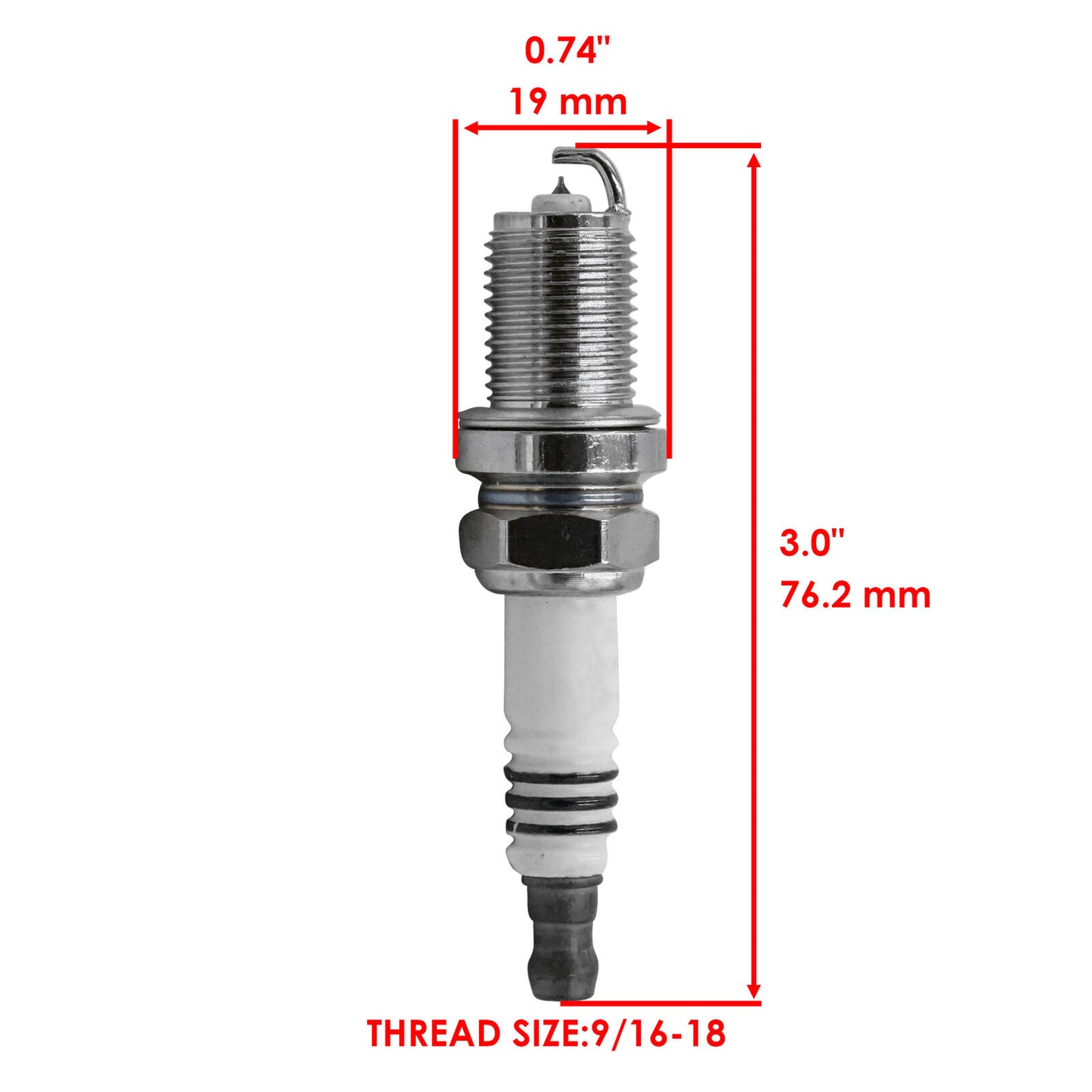 Iridium Spark Plug for Honda CRF450R 2002-08 / CRF450X 2005-2017 / 31918-MEB-671