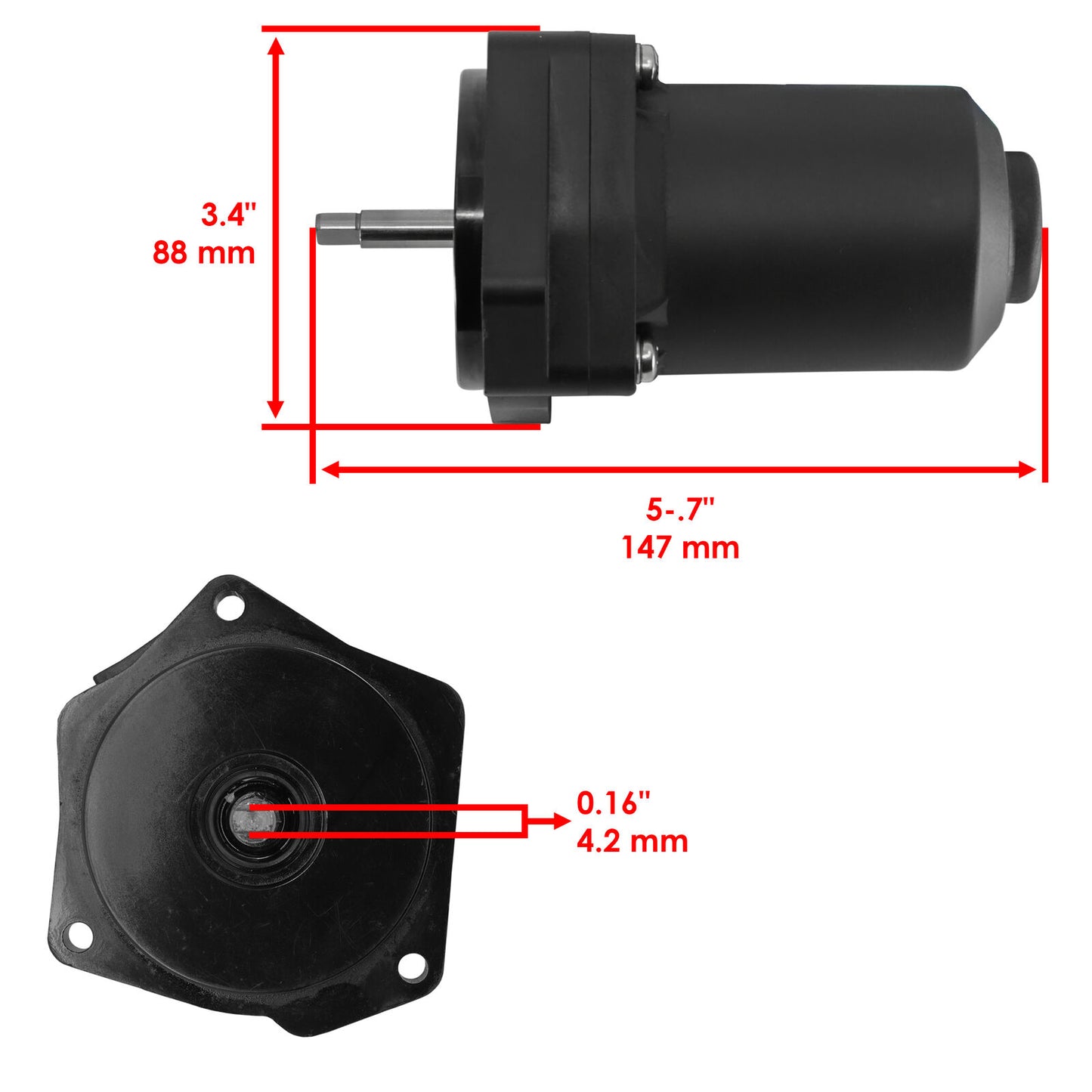 Caltric Power Tilt Trim Motor for Yamaha Outboard 50HP T50LB 2017-2023