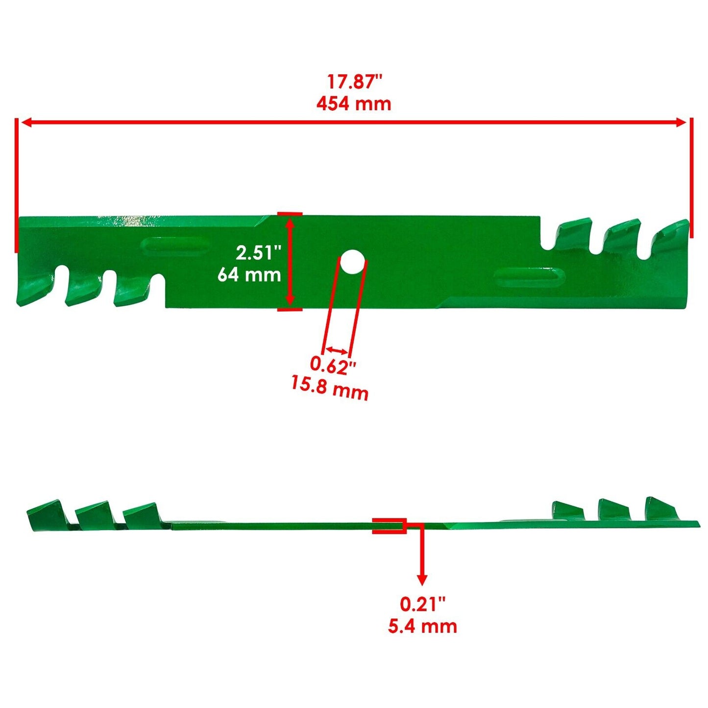 103-2508 103-2518 103-6337 103-6582 116-5176 303283 Deck Blade for Exmark