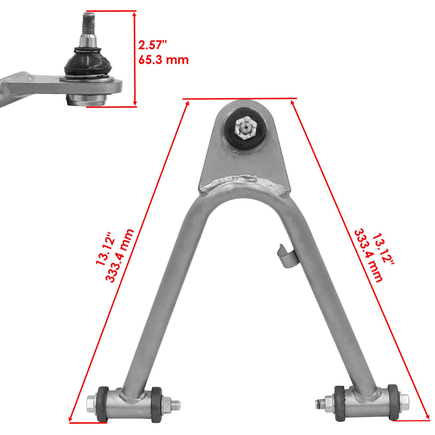Front Upper Left A-Arm for Yamaha 3GD-23540-00-P0 / Warrior 350 YFM35X 2004