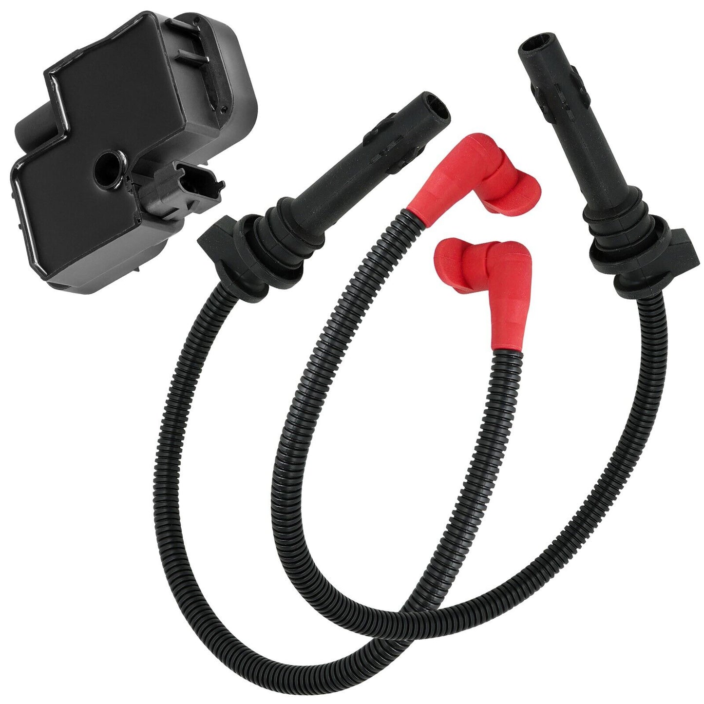 Ignition Coil with Spark Plug Wires for Polaris 4017693 | 4017692 | 2876049