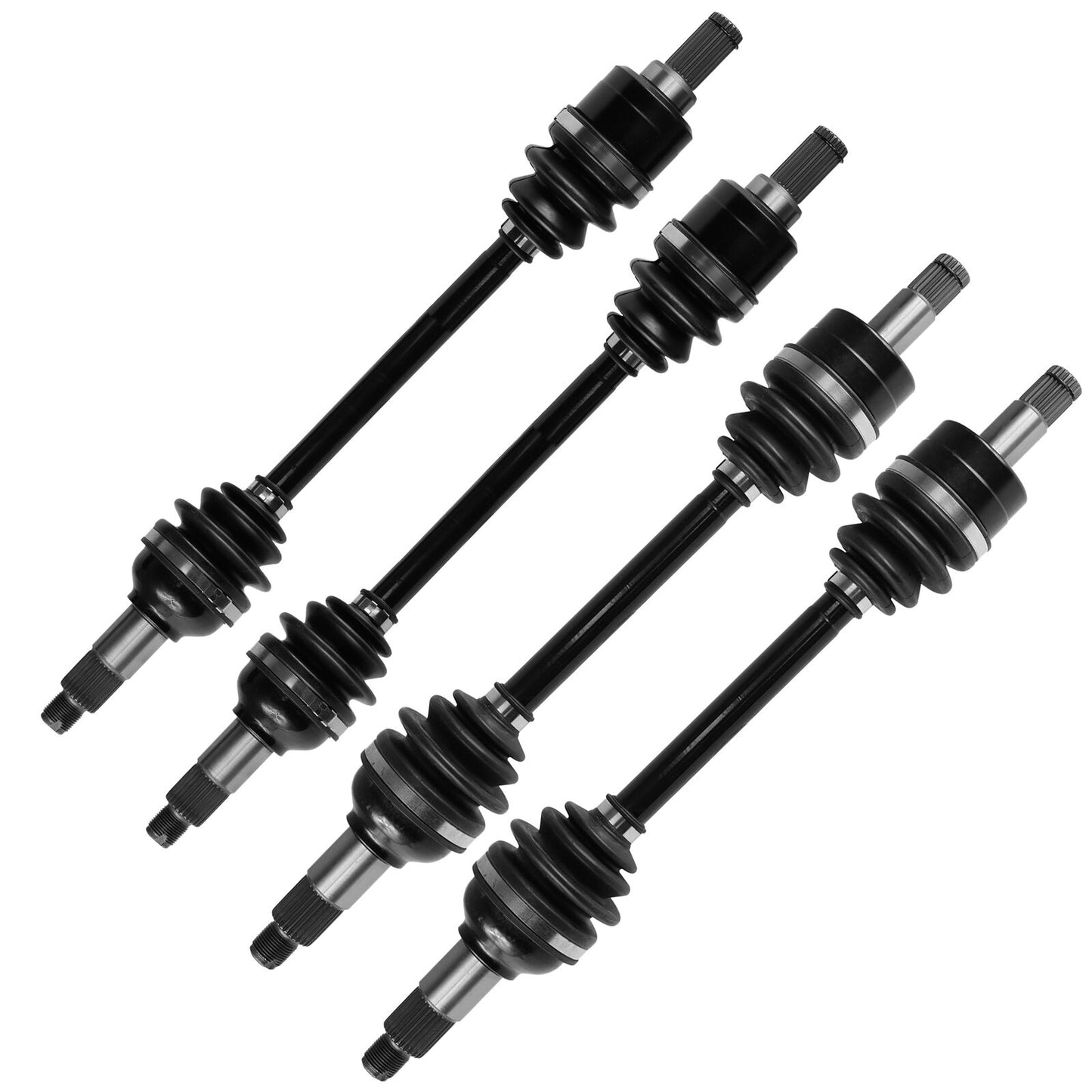 Front Rear Left Right Complete Axles for Yamaha Grizzly 550 YFM550Fg 4WD 09-14