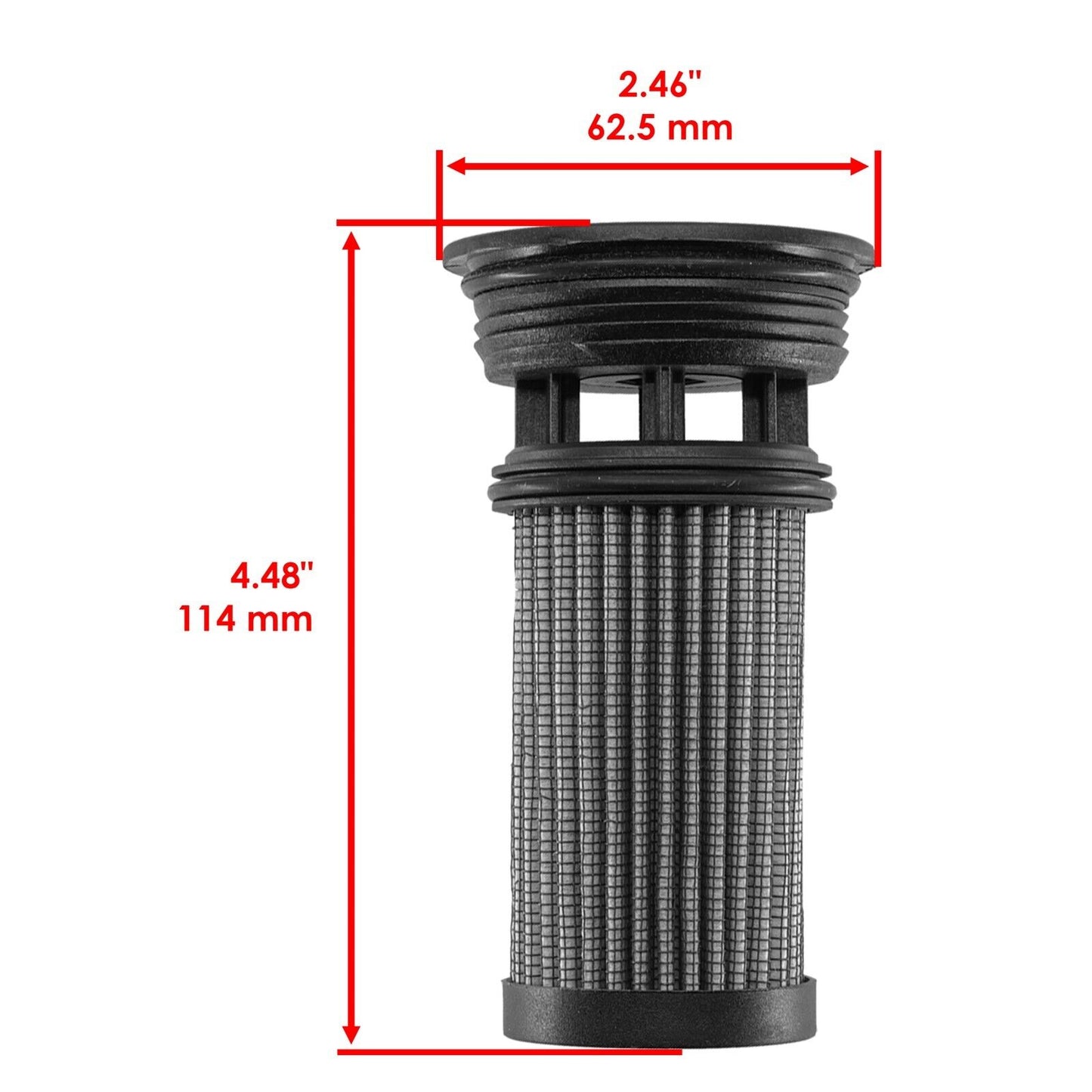 2x Caltric Hydro Filter for Exmark Lazer Z S Series Zero Turn 48" 60" 116-0164