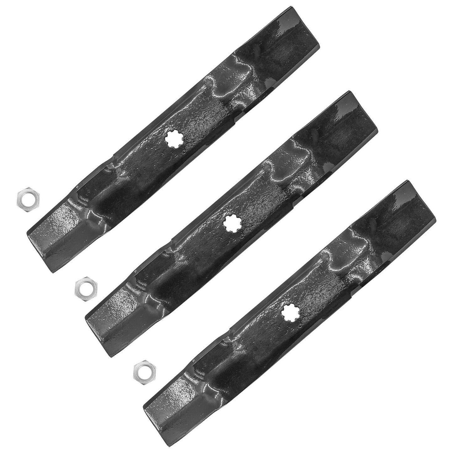 Caltric Deck Blade w/Nut For John Deere E140 E150 E160 E170 E180 48" 54" Tractor