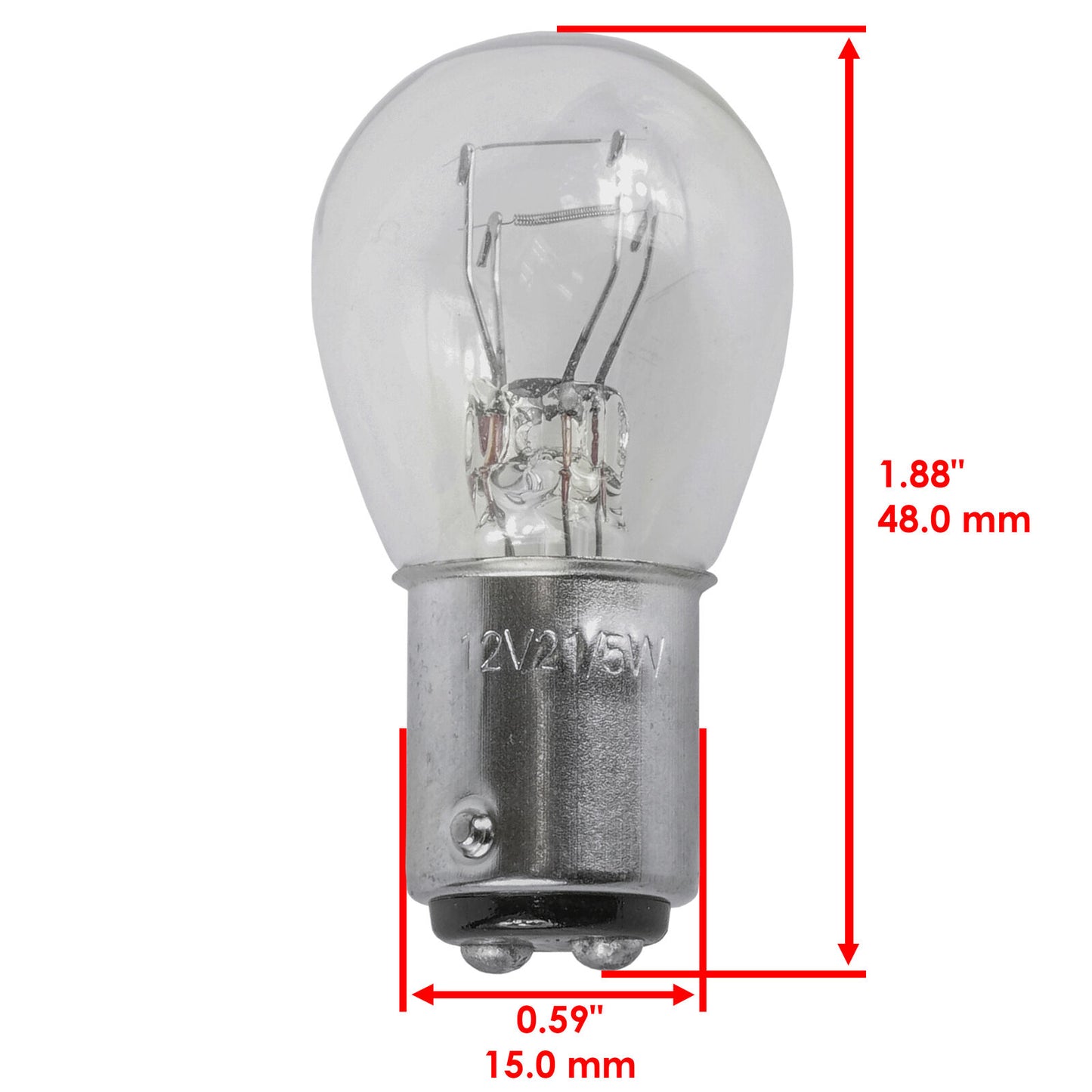 Taillight Bulb 12V 20/5W for Kawasaki 92069-1011