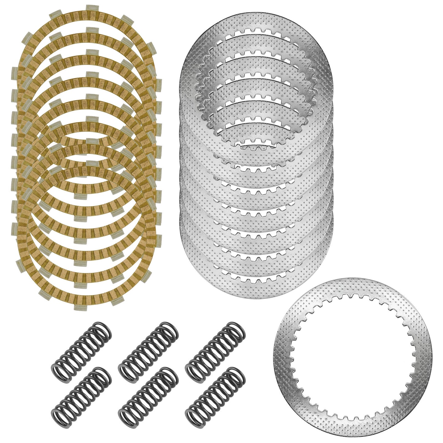 Clutch Friction Plates Kit for Suzuki Quadracer 450 LTR450 LT-R450 Z 2006 - 2009