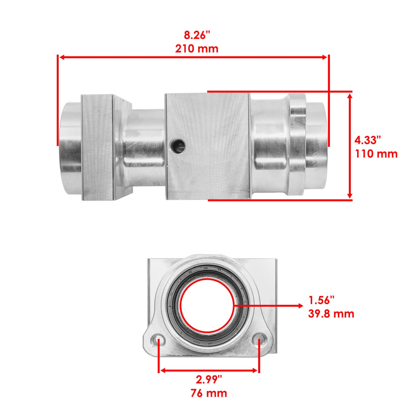 Rear Axle Bearing Carrier Hub for Arctic Cat 3406-134 3406-126