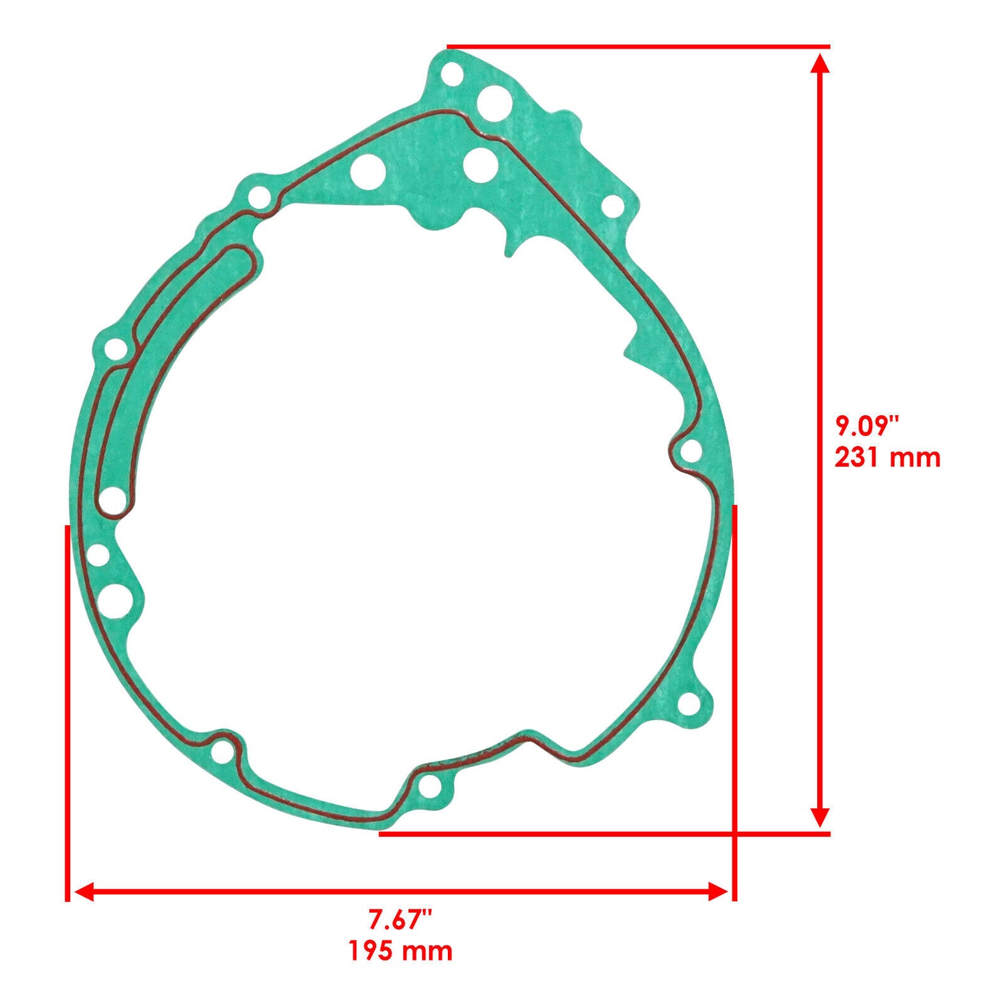 Wet Clutch Gasket for Yamaha Grizzly 600 YFM600F 1998 1999 2000 2001