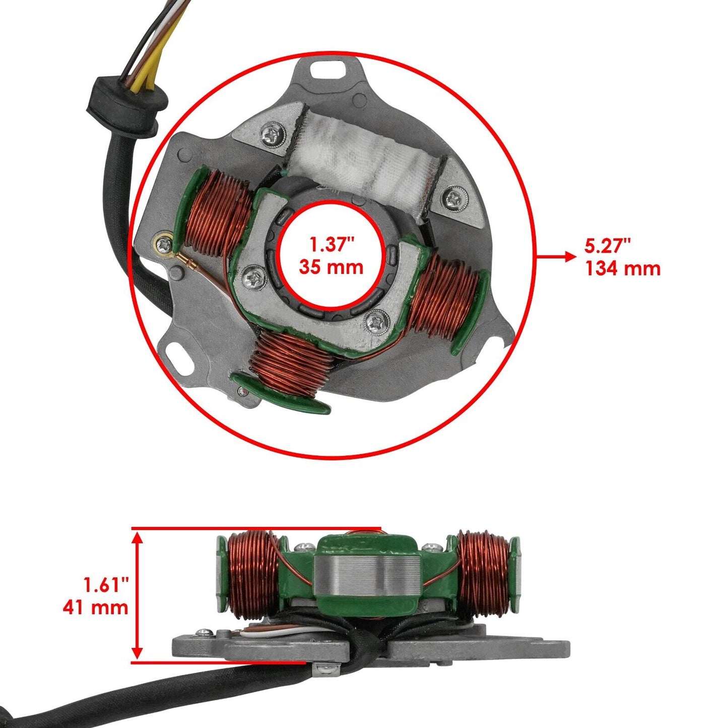 Stator for Polaris Scrambler 400 4X4 1995-2002 / Trail Blazer 250 1996 1997