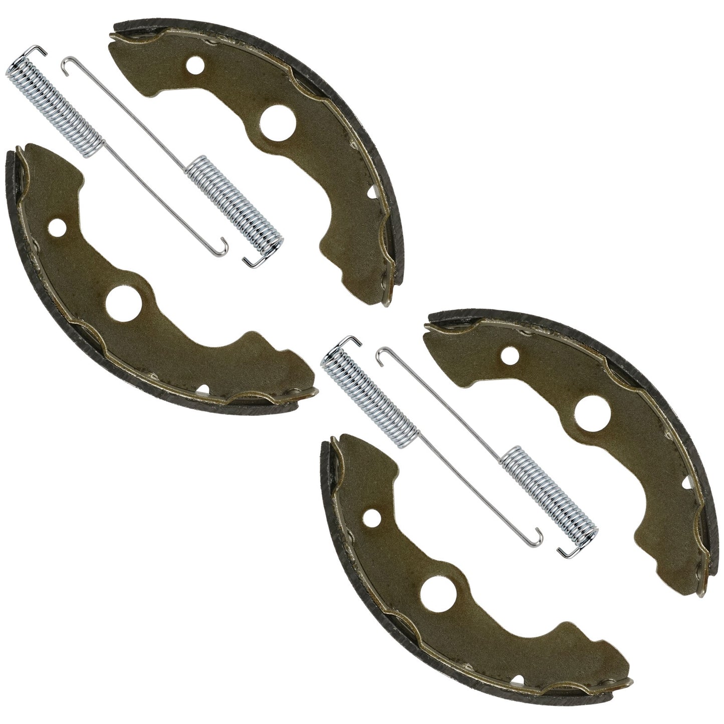 Caltric Front Brake Shoes for Honda 06450-HN5-671 Front Brake Shoes ATV