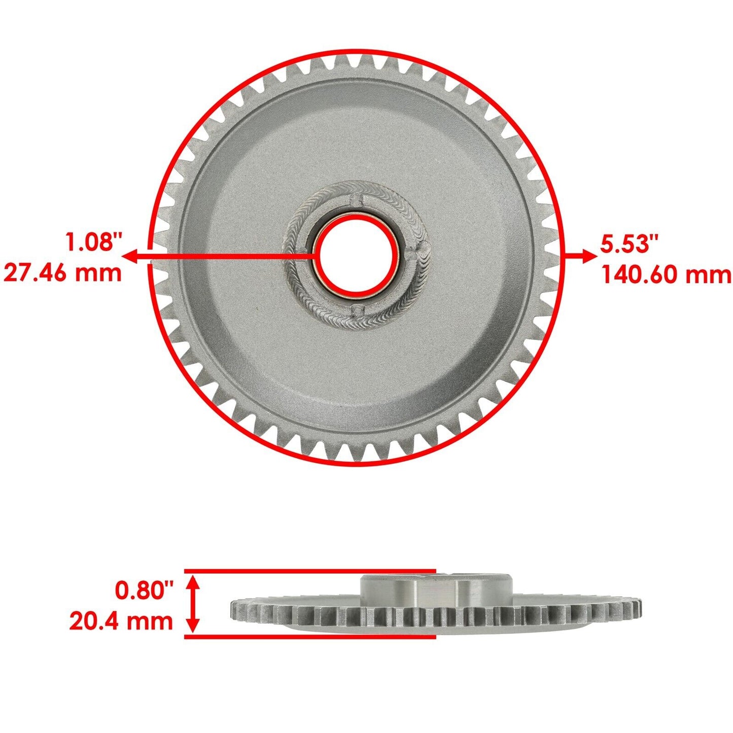 Starter Clutch Gear 3 49T w/ Bearing For Yamaha Kodiak 700 YFM700 4x4 2023