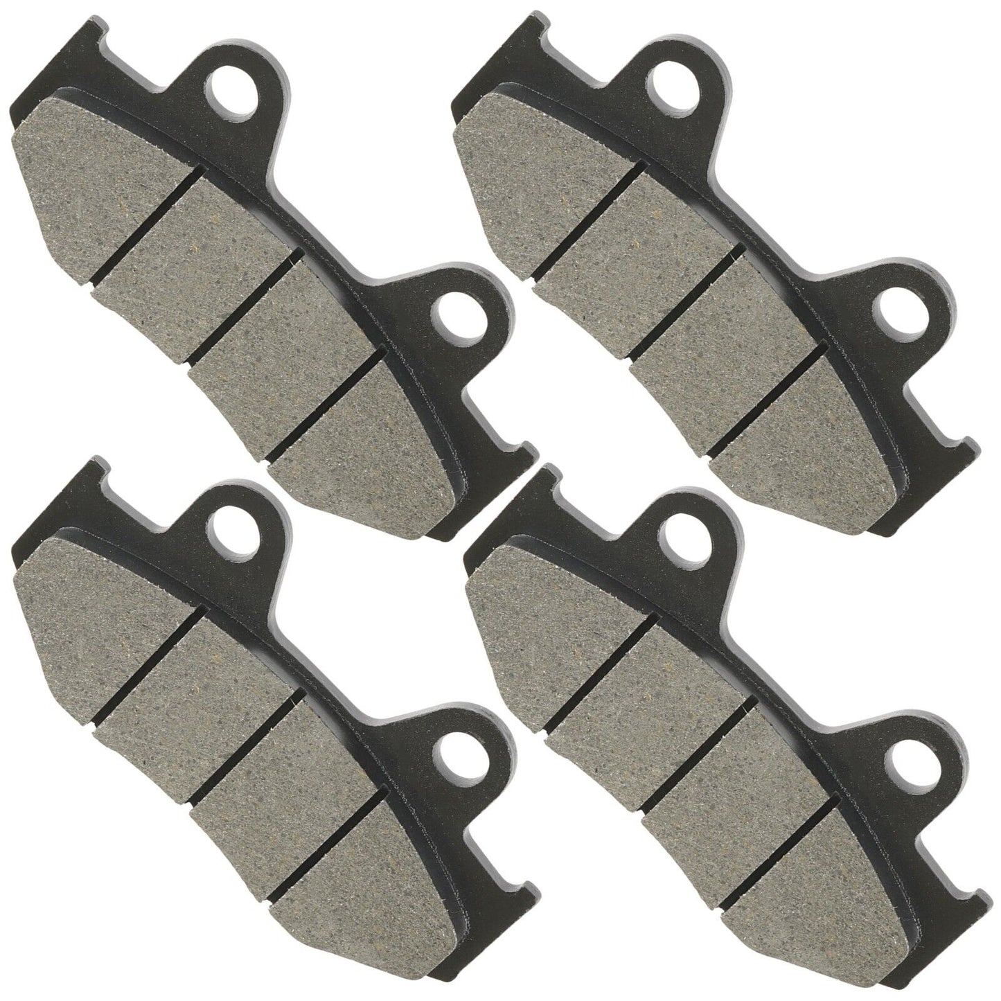 Caltric Front and Rear Brake Pads for for Honda ATC250R 1985 1986