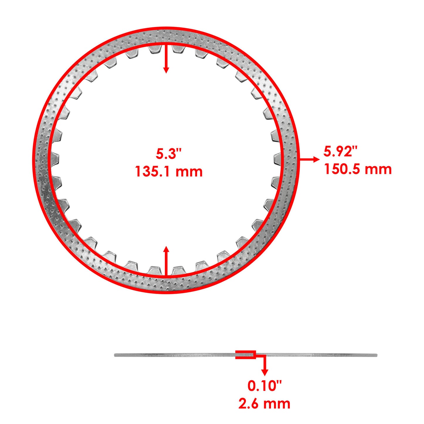 Clutch Friction Steel Plates Kit for Yamaha FJR1300A FJR130ES  FJR1300P 2016-23