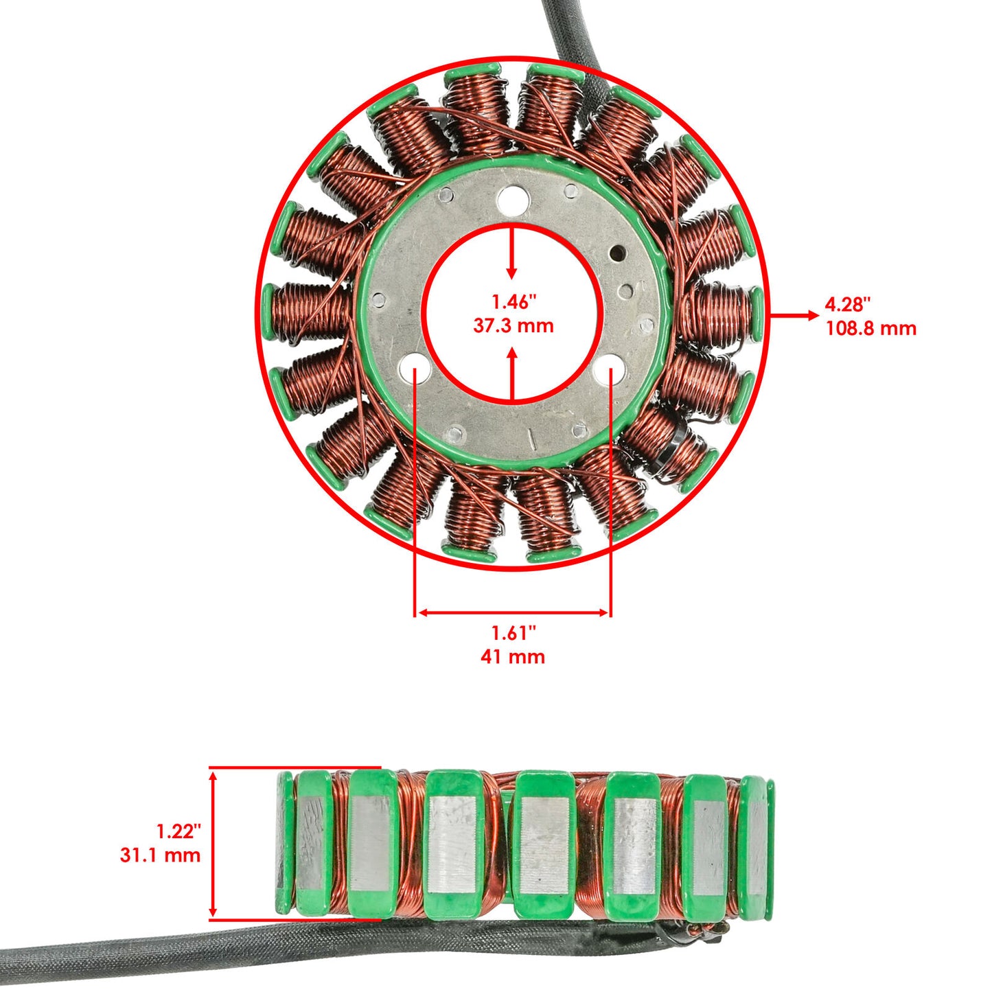 Stator Coil For Suzuki Vstrom 650 DL650 DL650A 2007-2009 2011-2012 2014-2016