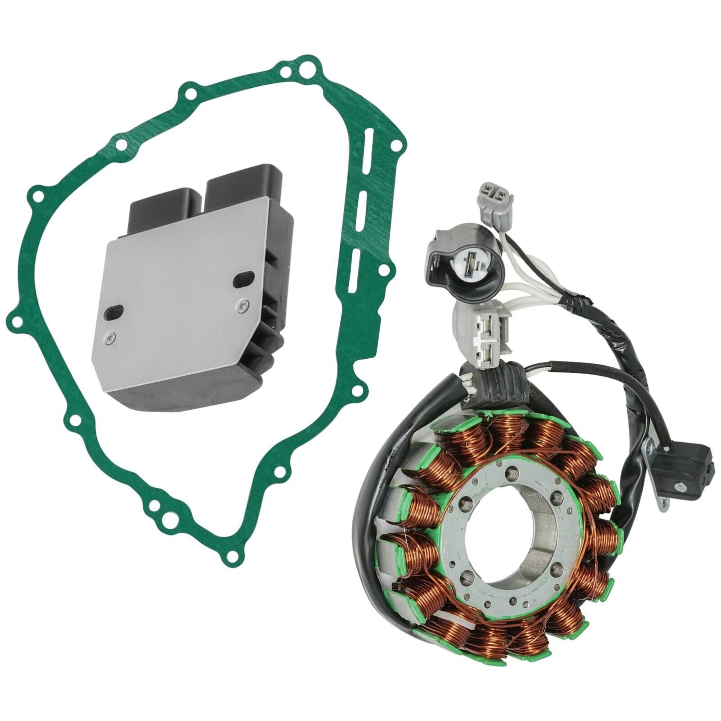 Stator & Regulator for Yamaha Rhino 700 YXR700F 4X4 Fi Sport 2008-2013 W/Gasket