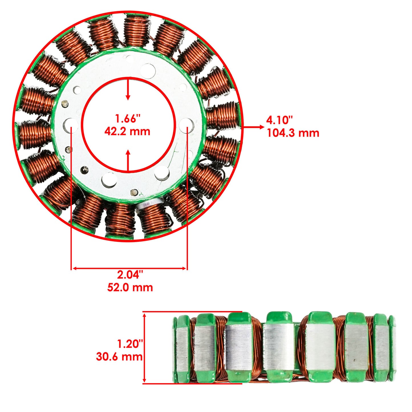 Stator for Yamaha 3HE-81410-01-00 Stator Generator Alternator Magneto FZR600