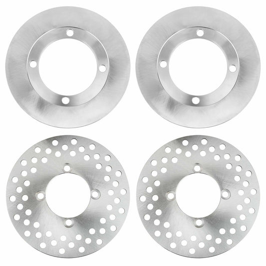 Front And Rear Brake Disc Rotor for Yamaha Rhino 700 YXR700 4X4 2008 2009-2013