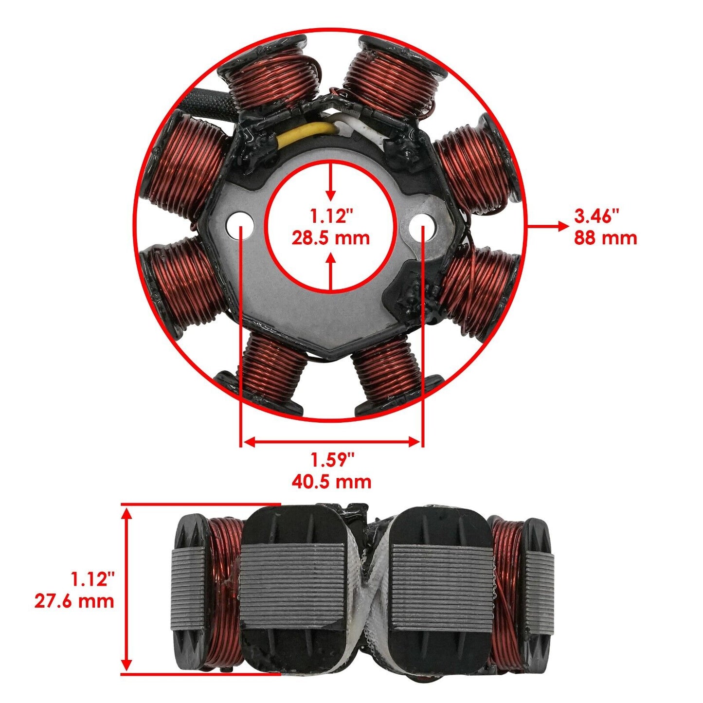 Stator And Gasket for Arctic Cat Alterra 90 2017-2024