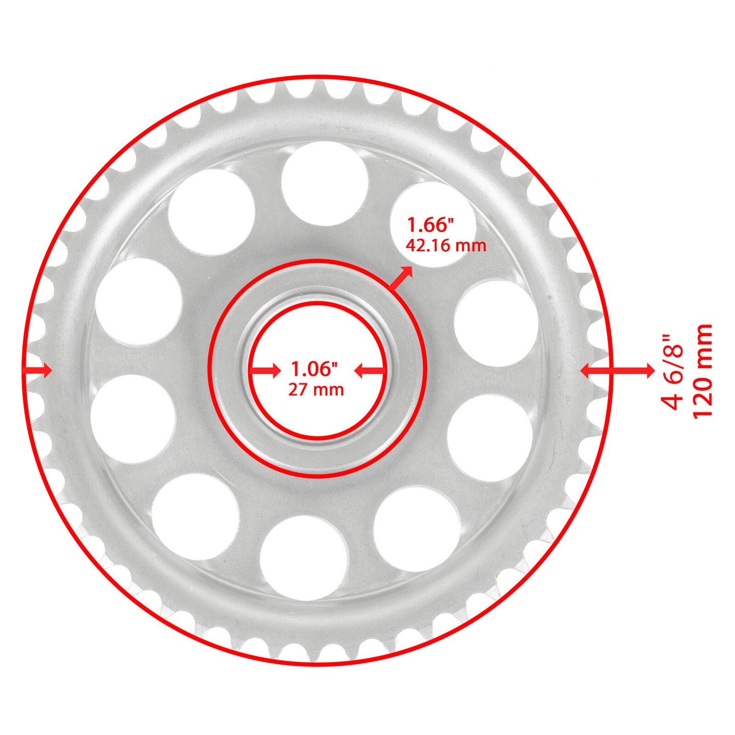 Starter Clutch One Way Sprag Sprocket Gear for Kawasaki 454 Ltd EN450A 1985-1990