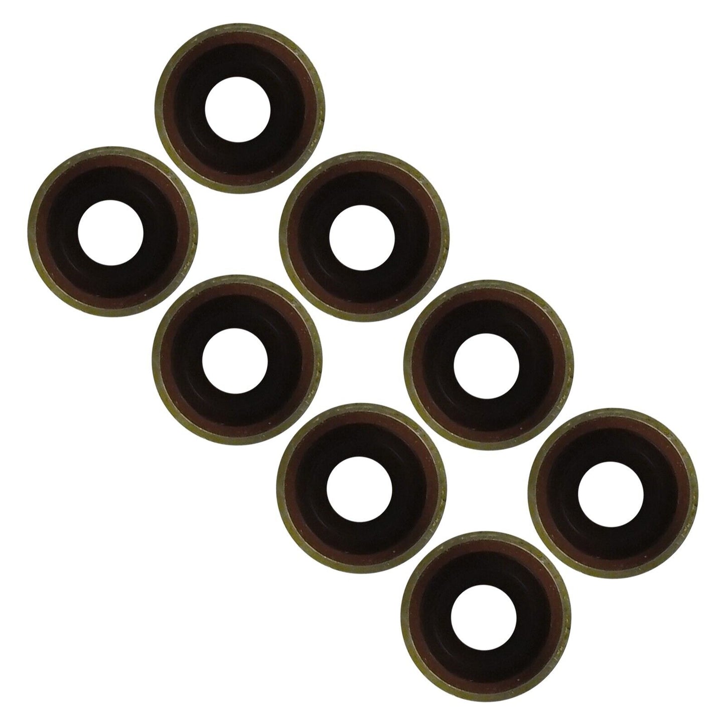 8x Valve Stem Seal for Kawasaki Ninja 400 2018-2020