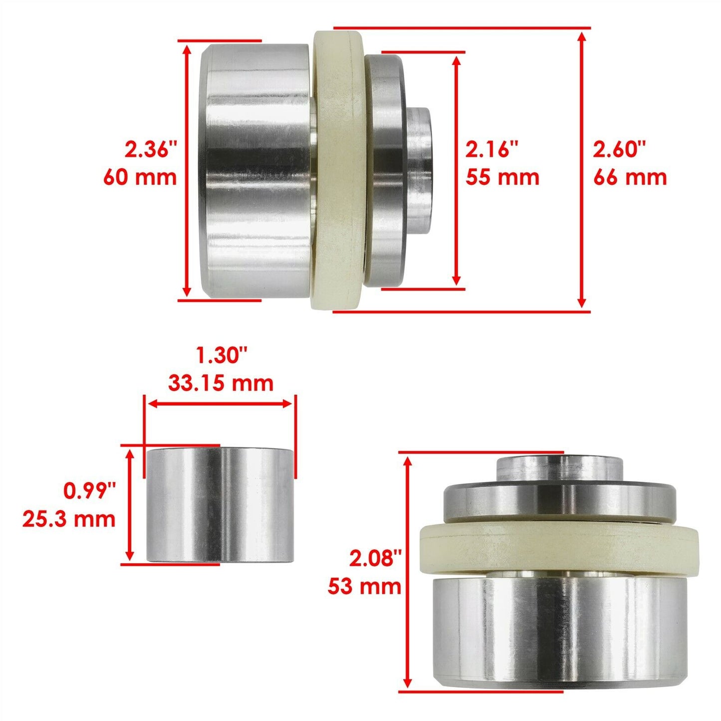 Front Differential Cage Armature & Bushing for Polaris Ranger 900 CREW 2011-2014