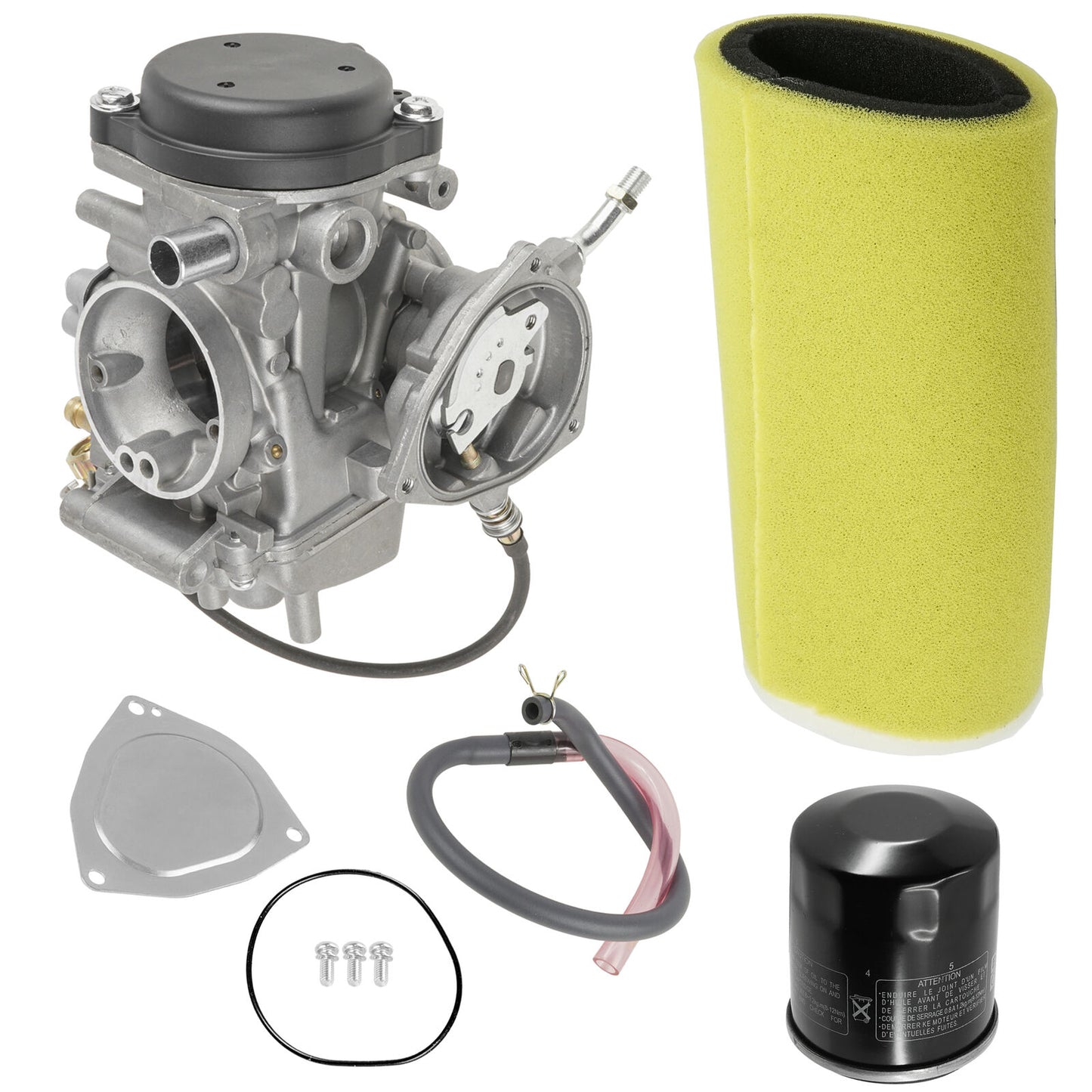 5GH-14451-00-00 Air Filter Kit & Carburetor For Yamaha Kodiak 400