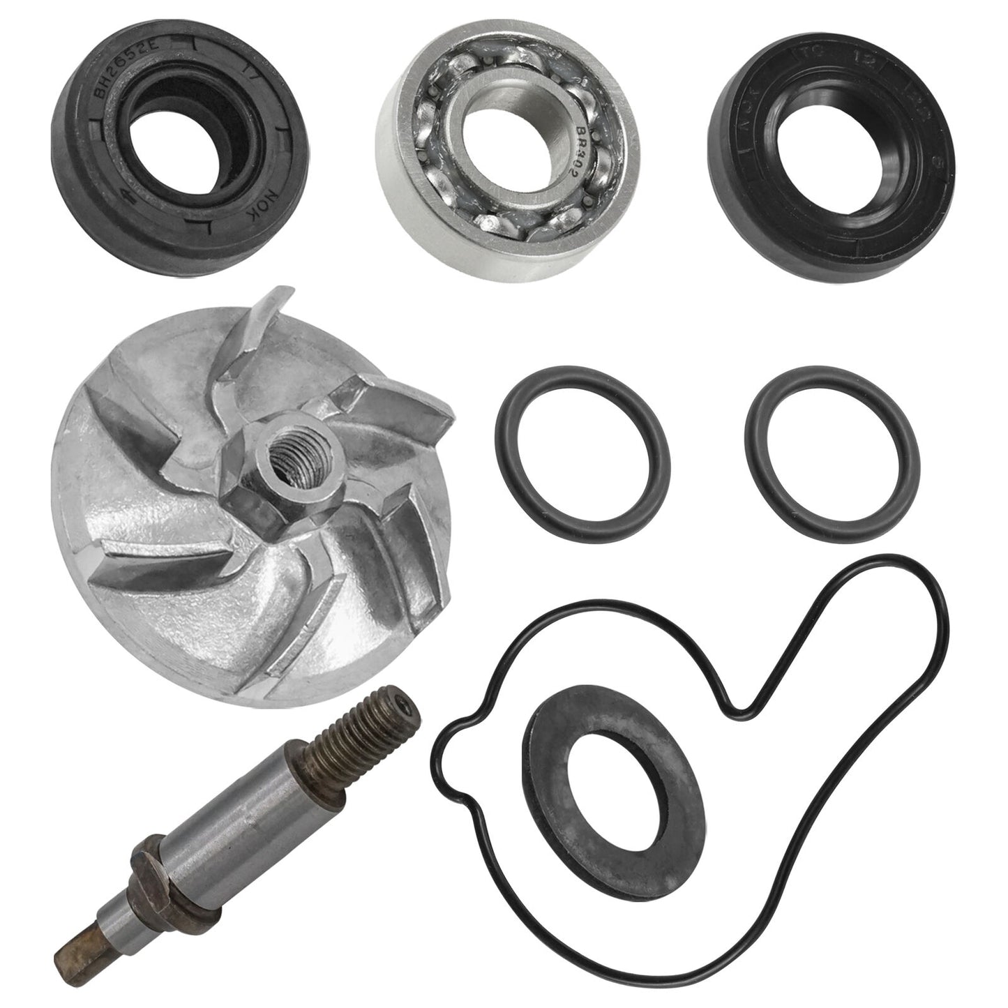 Caltric Water Pump Impeller Shaft Kit for Yamaha YFZ450 SE LTD 2004 - 2013