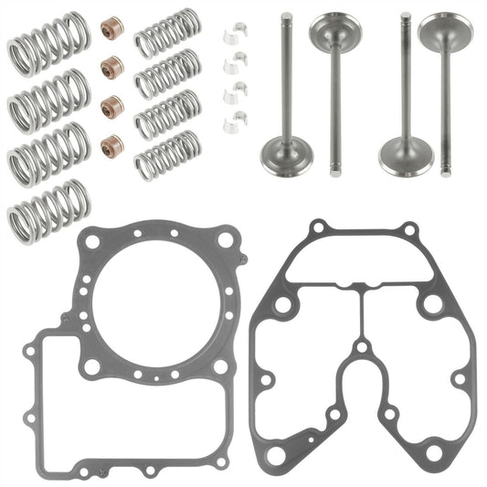 Cylinder Head Gasket and Valve Kit for Honda Pioneer 700 700-4 SXS700M 2014-22