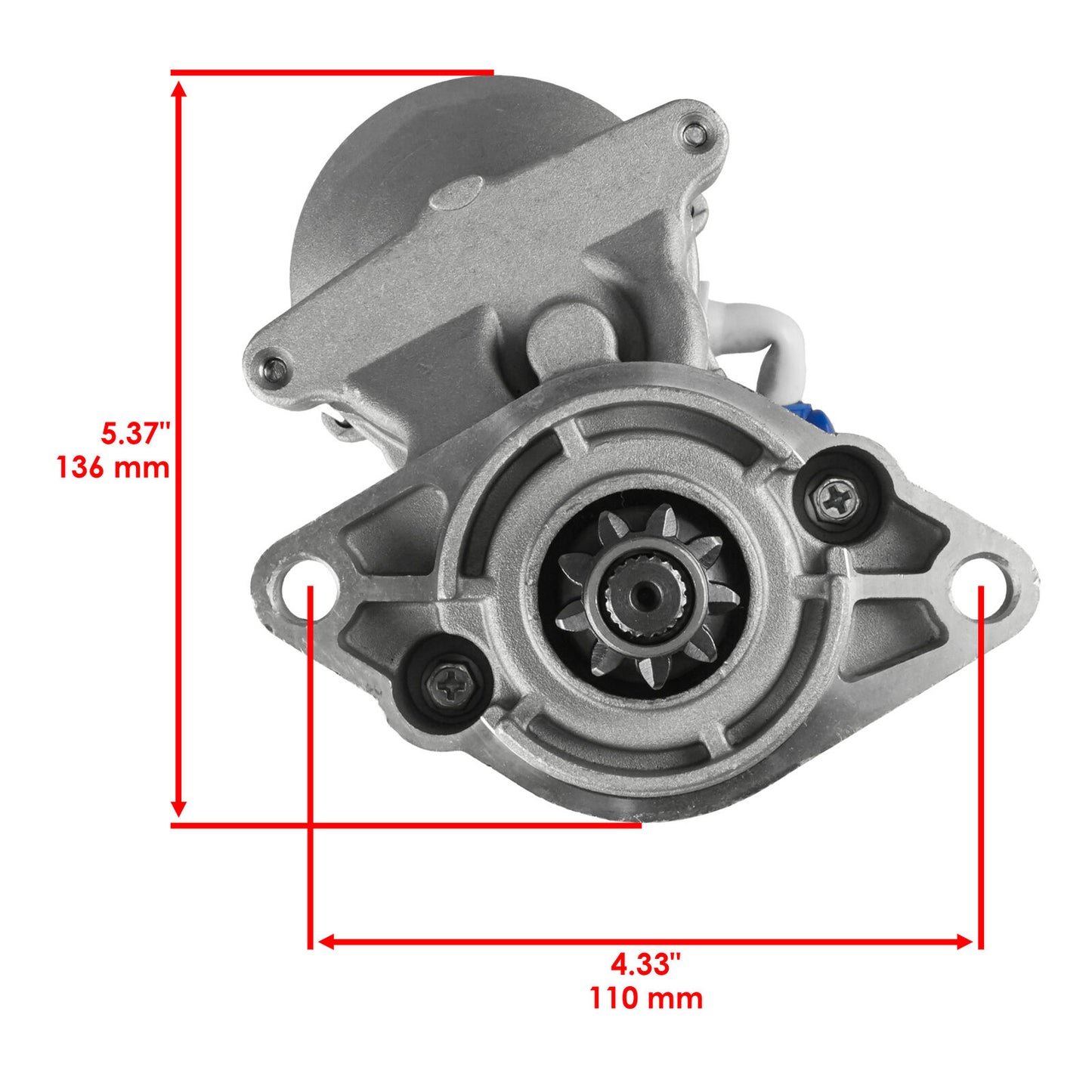 Starter For Kawasaki KAF620 Mule 3010 2001 - 2008 617cc